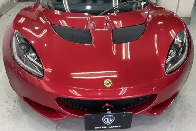 LOTUS ELISEヘッドライト研磨＋「スチーマー＆PPF」施工車例/東京都世田谷区K様