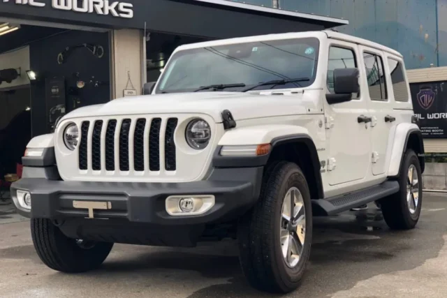 新車Jeepラングラーのガラスコーティング施工例/神奈川県座間市F様