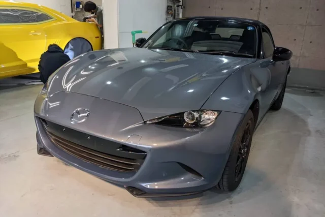 新車MAZDAロードスターのガラスコーティング施工例/神奈川県伊勢原市T様