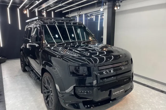 LAND ROVER DEFENDER110 プロテクションフィルム施工例/東京都江東区I様