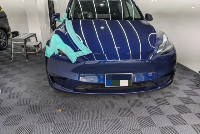 TESLA MODEL Y /ボディコーティング再施工（保険対応）　/神奈川県K様