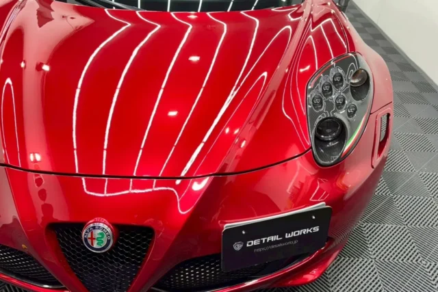 AlfaRomeo 4C /ボディコーティング施工例/東京都八王子市I様
