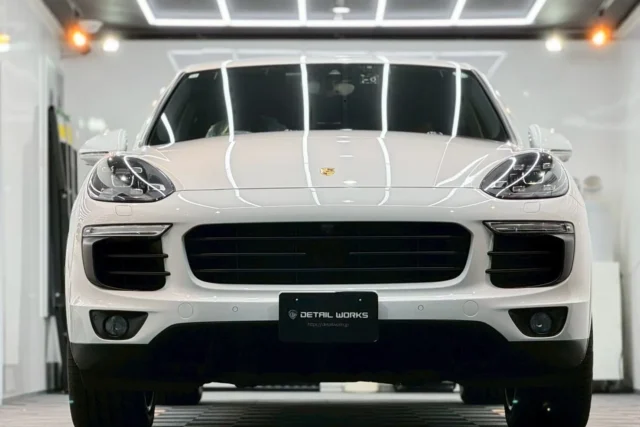PORSCHE カイエンS　e-hybrid ボディコーティング等施工例/世田谷区S様
