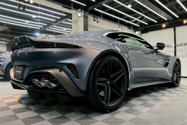ASTON MARTIN Vantage　ボディコーティング施工例/神奈川県秦野市J様