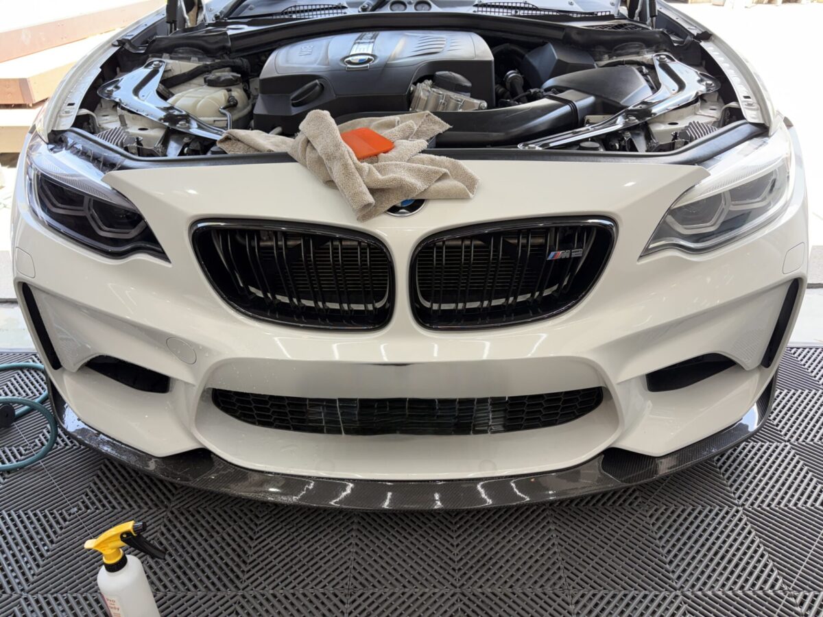 BMW M2 F87　ヘッドライトプロテクション　DIAMOND SWELLのBLACK VIOLET ダイアモンドスウェル ブラックヴァイオレット　バイオレット