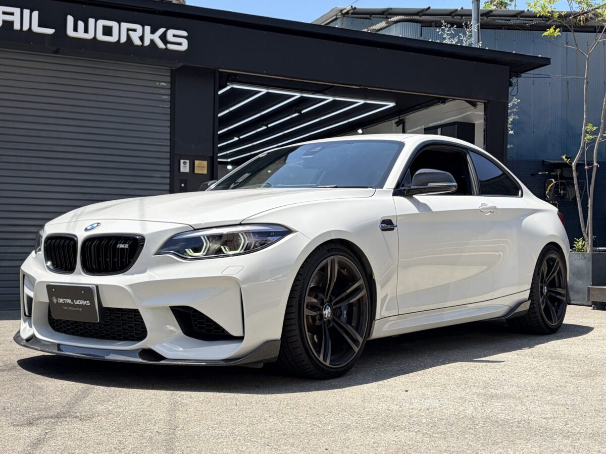 BMW M2 F87　ヘッドライトプロテクション　DIAMOND SWELLのBLACK VIOLET ダイアモンドスウェル ブラックヴァイオレット　バイオレット
